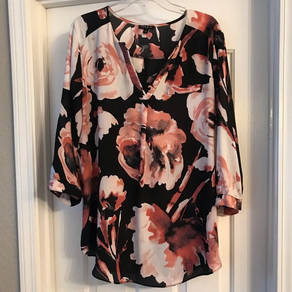 Sami & Jo women blouse, size 1X - Picture 2 of 9